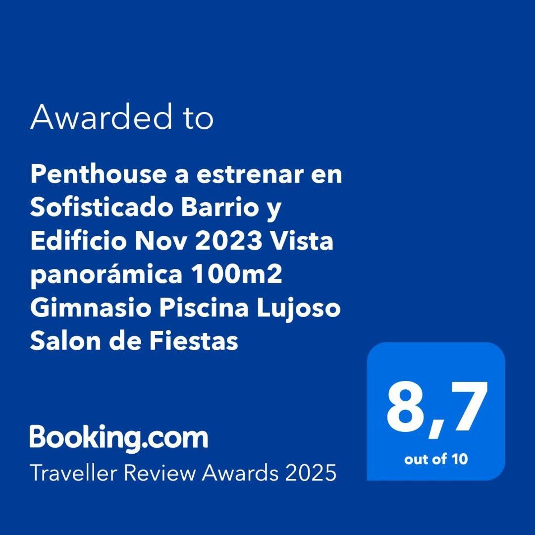 Penthouse Panoramico A Estrenar En Sofisticado Barrio Y Edificio 100m2 Piscina Salon De Eventos Gym Apartamento *